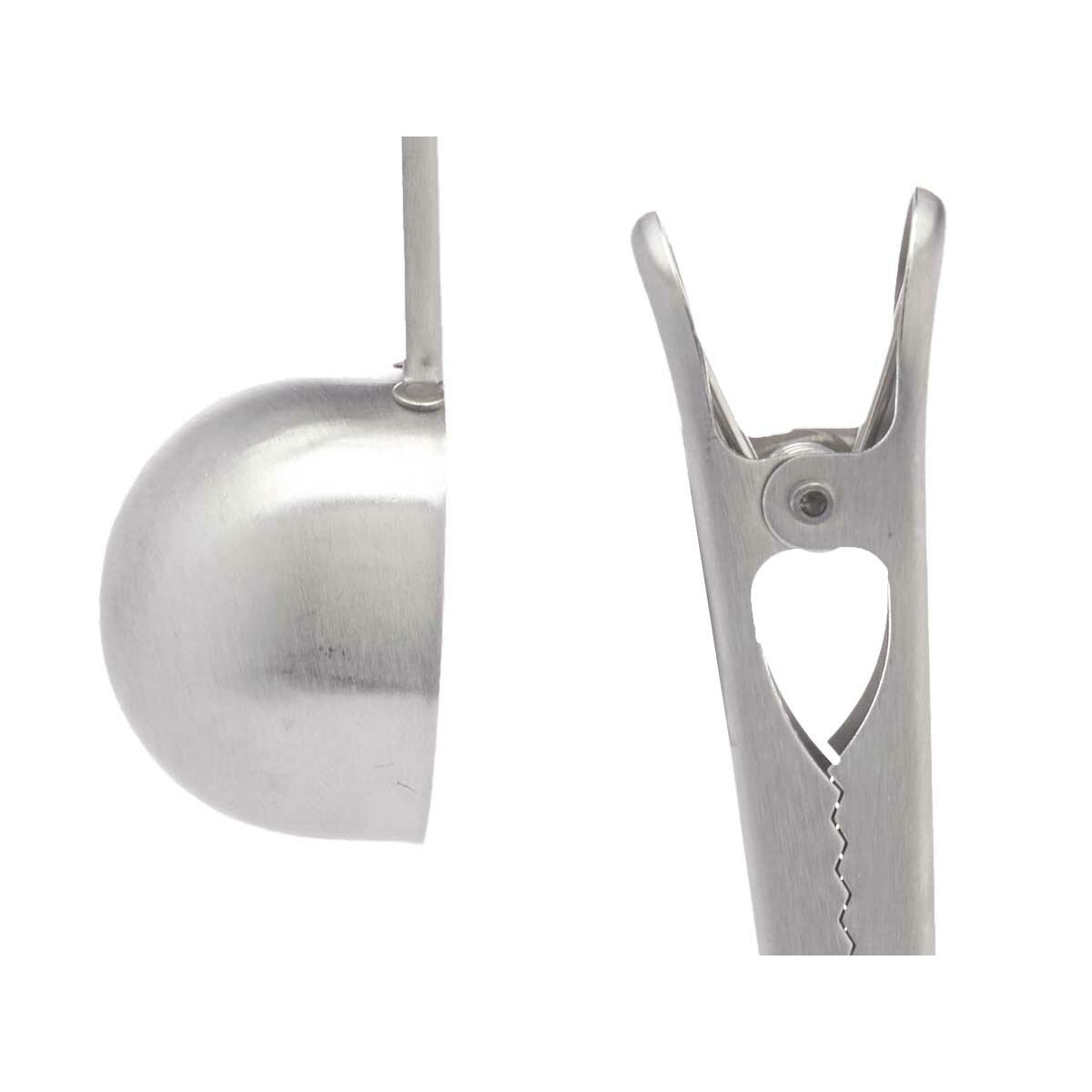 Måttbägare Kinvara W4034 Rostfritt stål 17,5 x 17,5 x 2,5 cm Klämma (24 antal) - 2