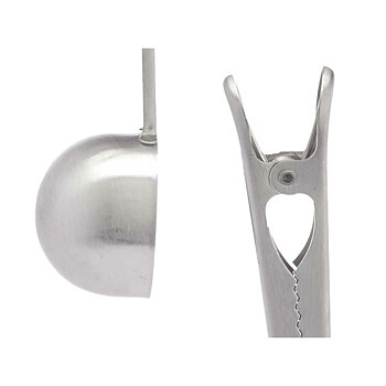 Måttbägare Kinvara W4034 Rostfritt stål 17,5 x 17,5 x 2,5 cm Klämma (24 antal)