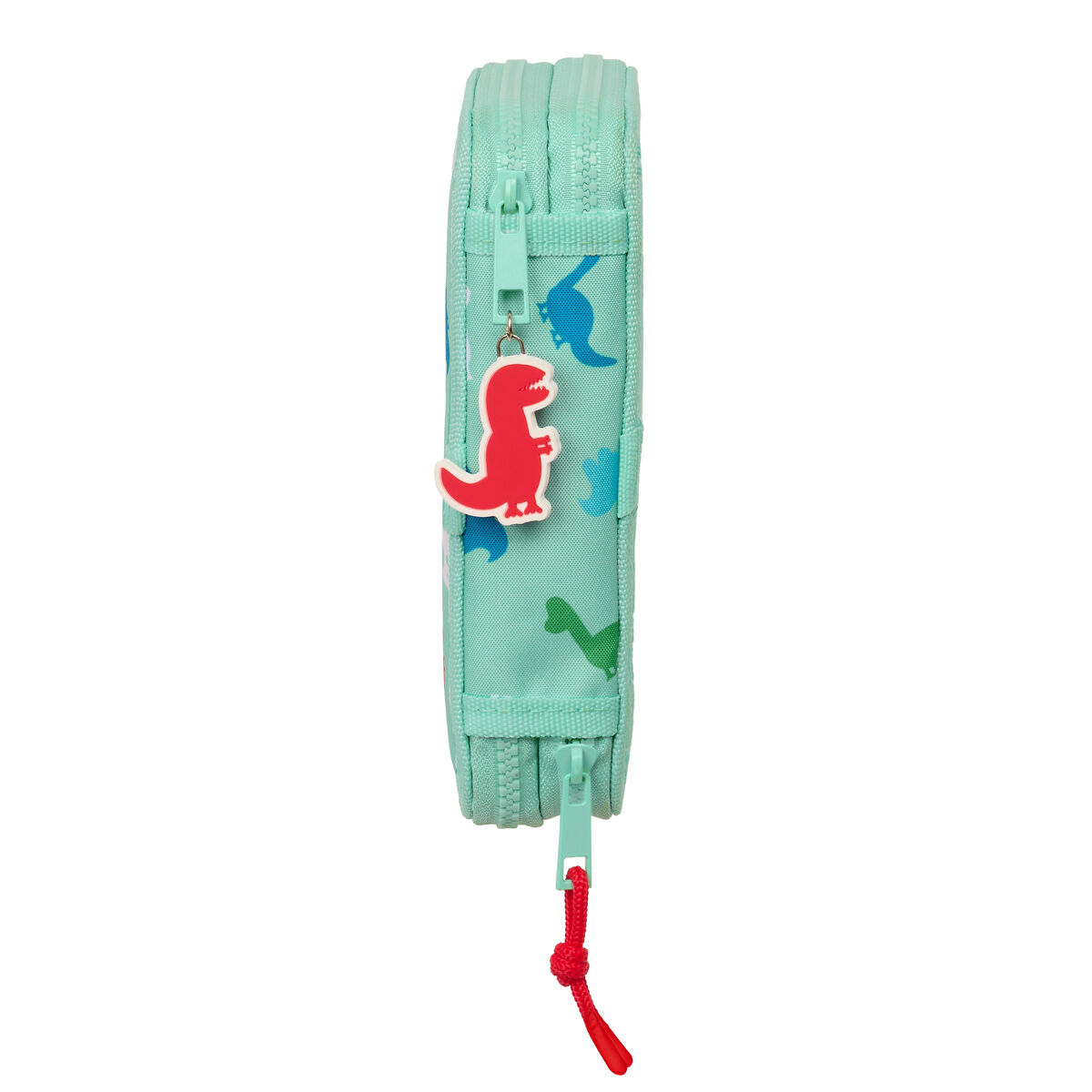 Dubbelt pennfodral Peppa Pig George Mint 12.5 x 19.5 x 4 cm (28 Delar) - 2