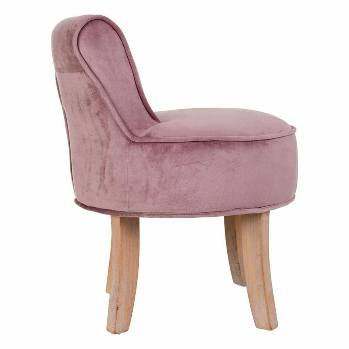 Sittpall Alexandra House Living Rosa Sammet Gummi 46 x 58 x 45 cm - 4