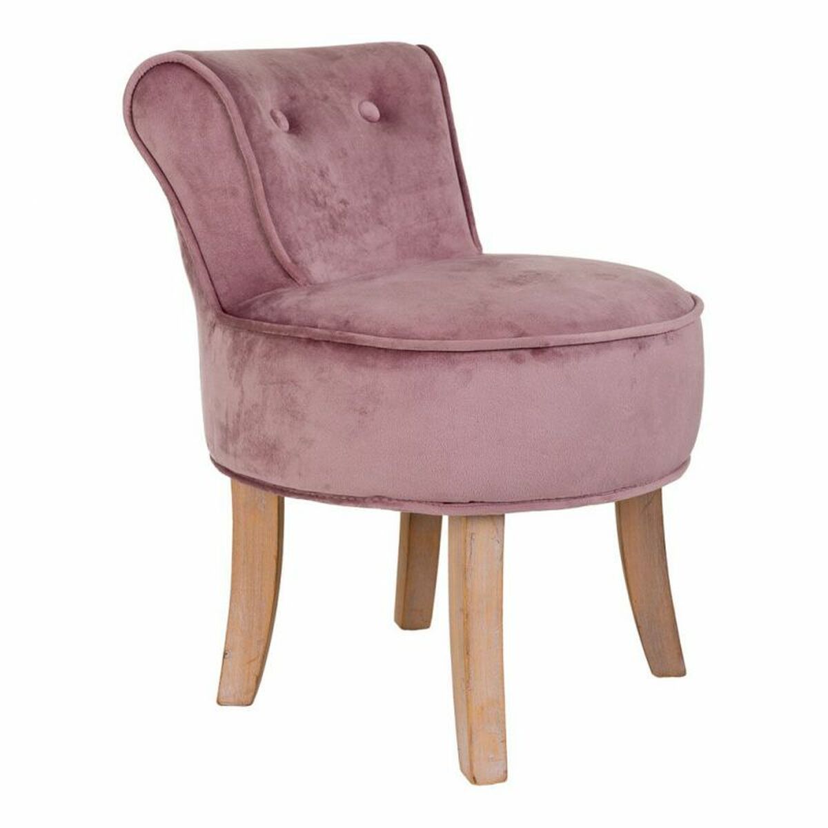 Sittpall Alexandra House Living Rosa Sammet Gummi 46 x 58 x 45 cm