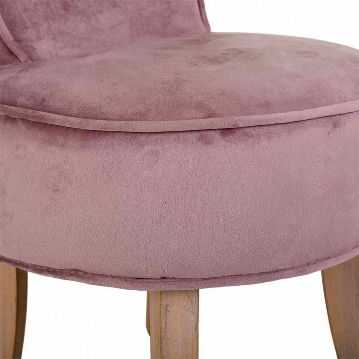 Sittpall Alexandra House Living Rosa Sammet Gummi 46 x 58 x 45 cm - 7