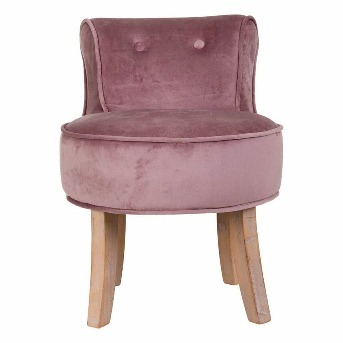 Sittpall Alexandra House Living Rosa Sammet Gummi 46 x 58 x 45 cm - 3