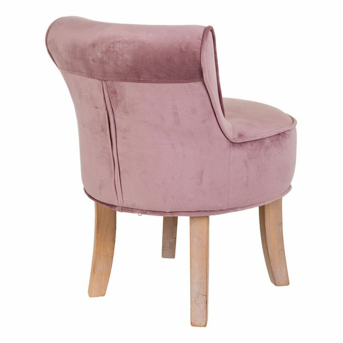 Sittpall Alexandra House Living Rosa Sammet Gummi 46 x 58 x 45 cm - 5