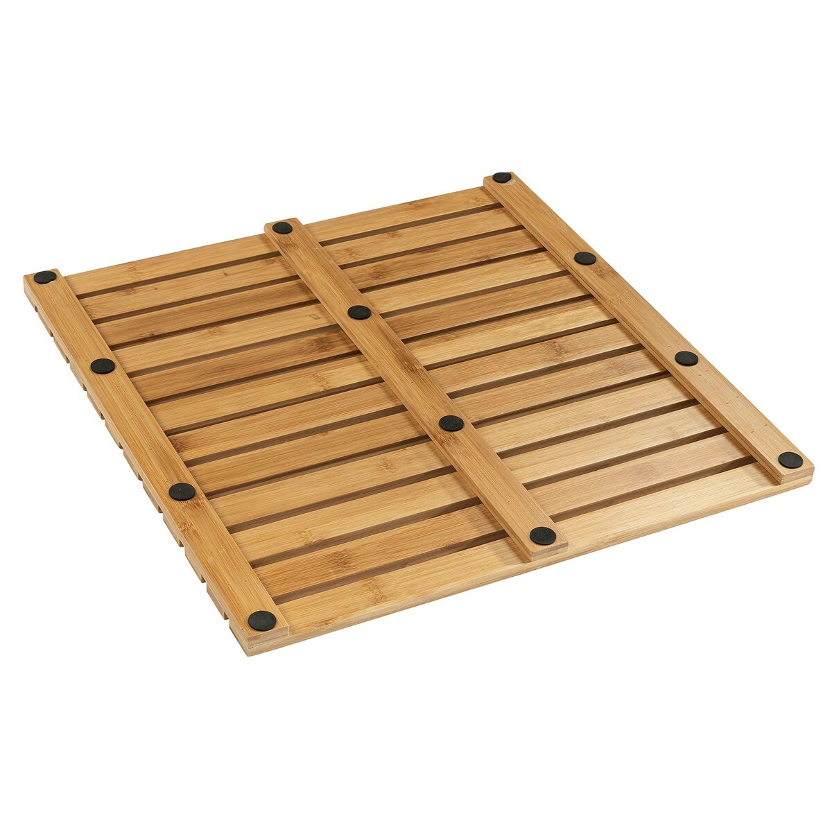 Plattform Wenko 24610100 50 x 50 cm Insida/Extern Bambu - 7
