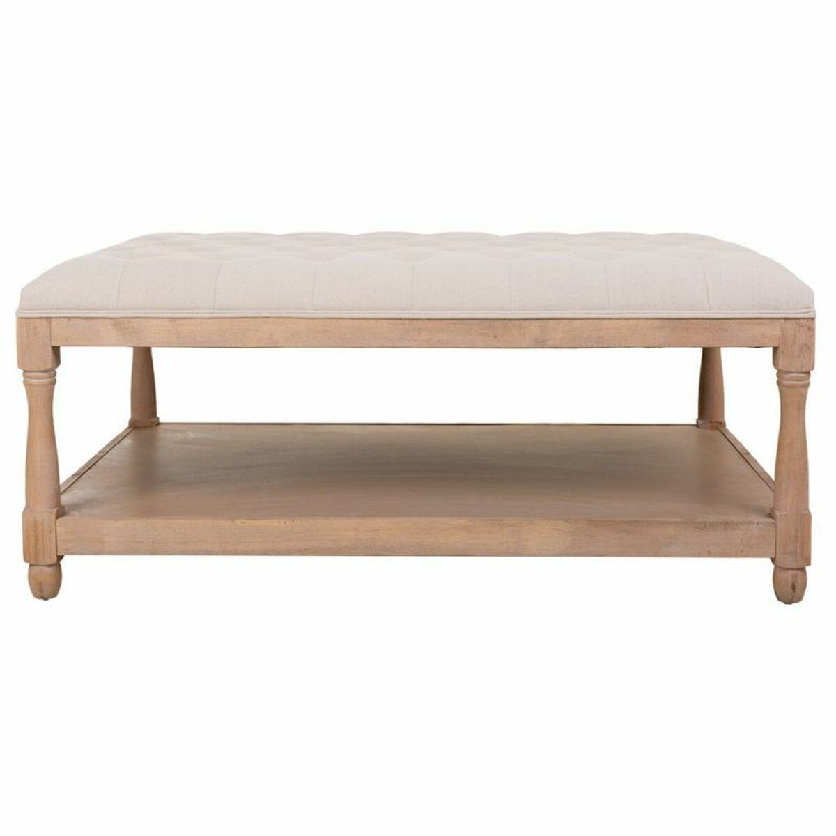 Sittpall Alexandra House Living Grå Kräm 78 x 48 x 110 cm - 2