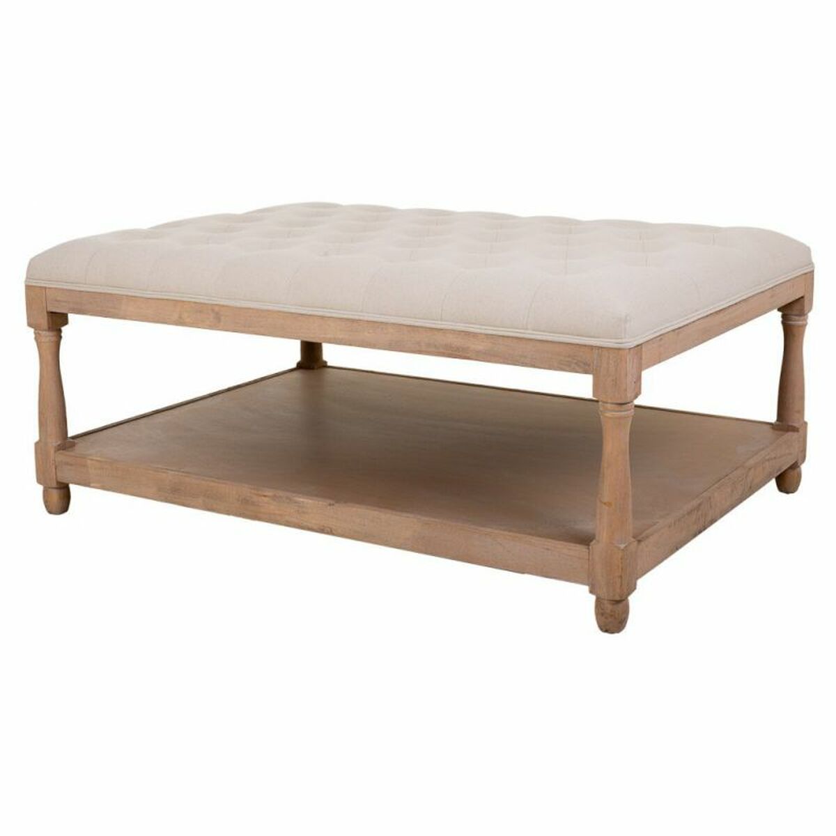 Sittpall Alexandra House Living Grå Kräm 78 x 48 x 110 cm - 4