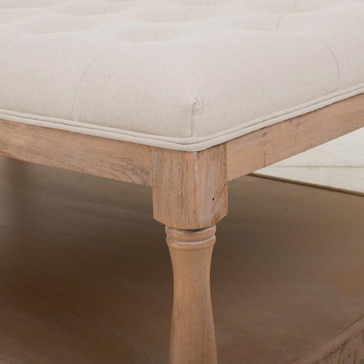 Sittpall Alexandra House Living Grå Kräm 78 x 48 x 110 cm - 5
