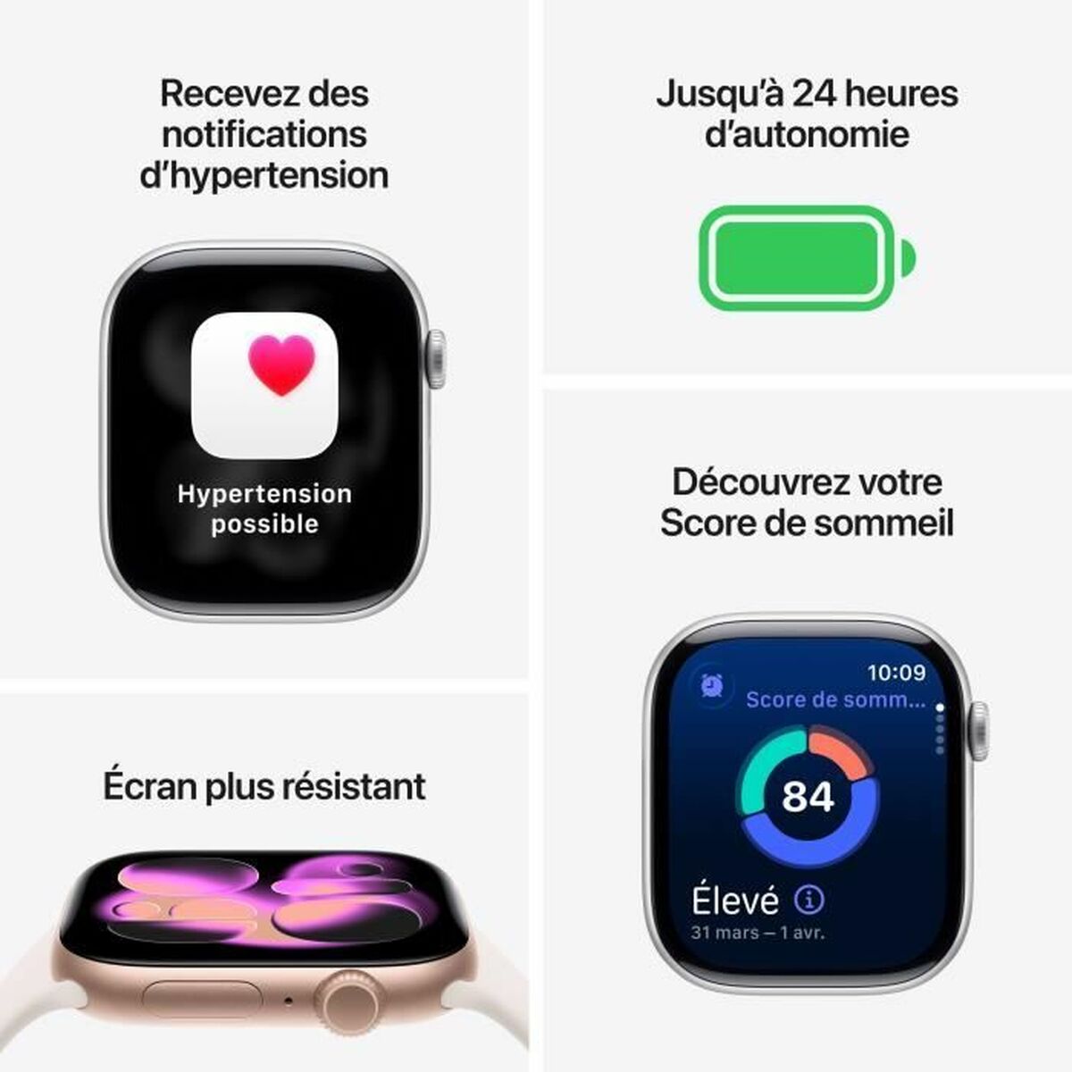 Smartklocka Apple Svart Grå - 3