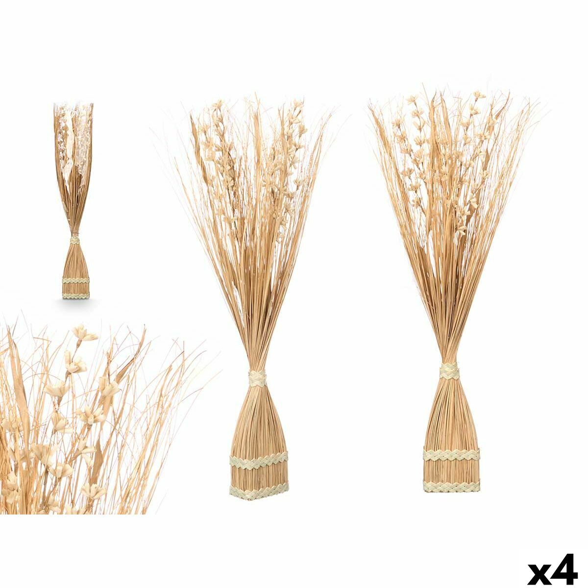 Dekorativ blomma Gift Decor Naturell 14 x 100 x 10 cm 8 x 100 x 18 cm (4 antal)