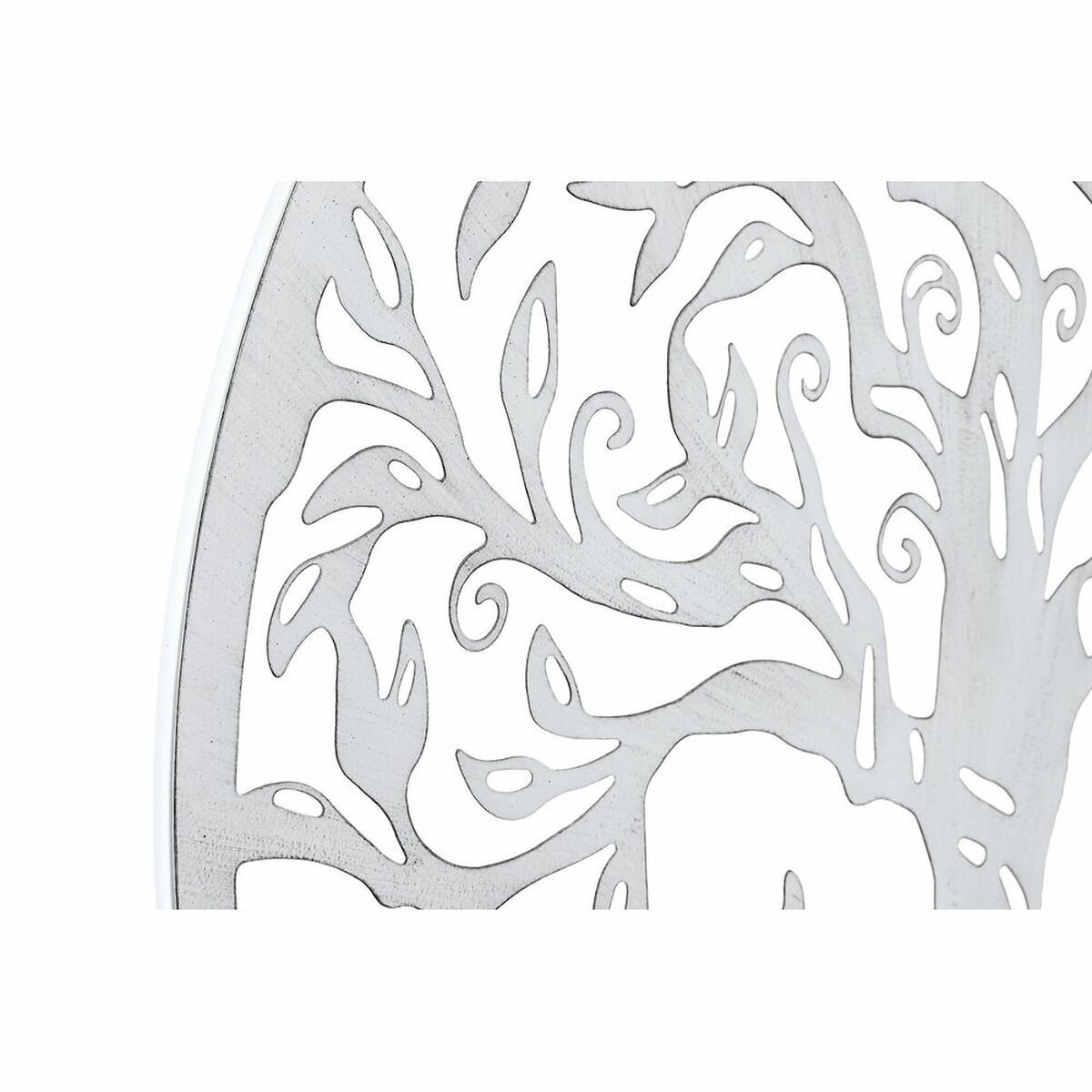 Väggdekoration DKD Home Decor Svart Metall Vit Indier Måne (2 antal) (60 x 1 x 60 cm) - 3