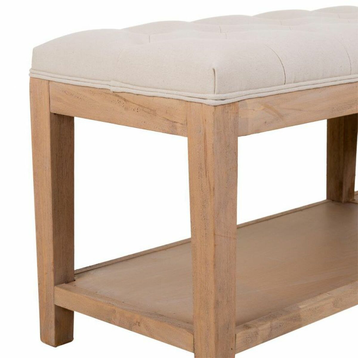 Sittpall Alexandra House Living Grå Kräm 38 x 51 x 150 cm - 6