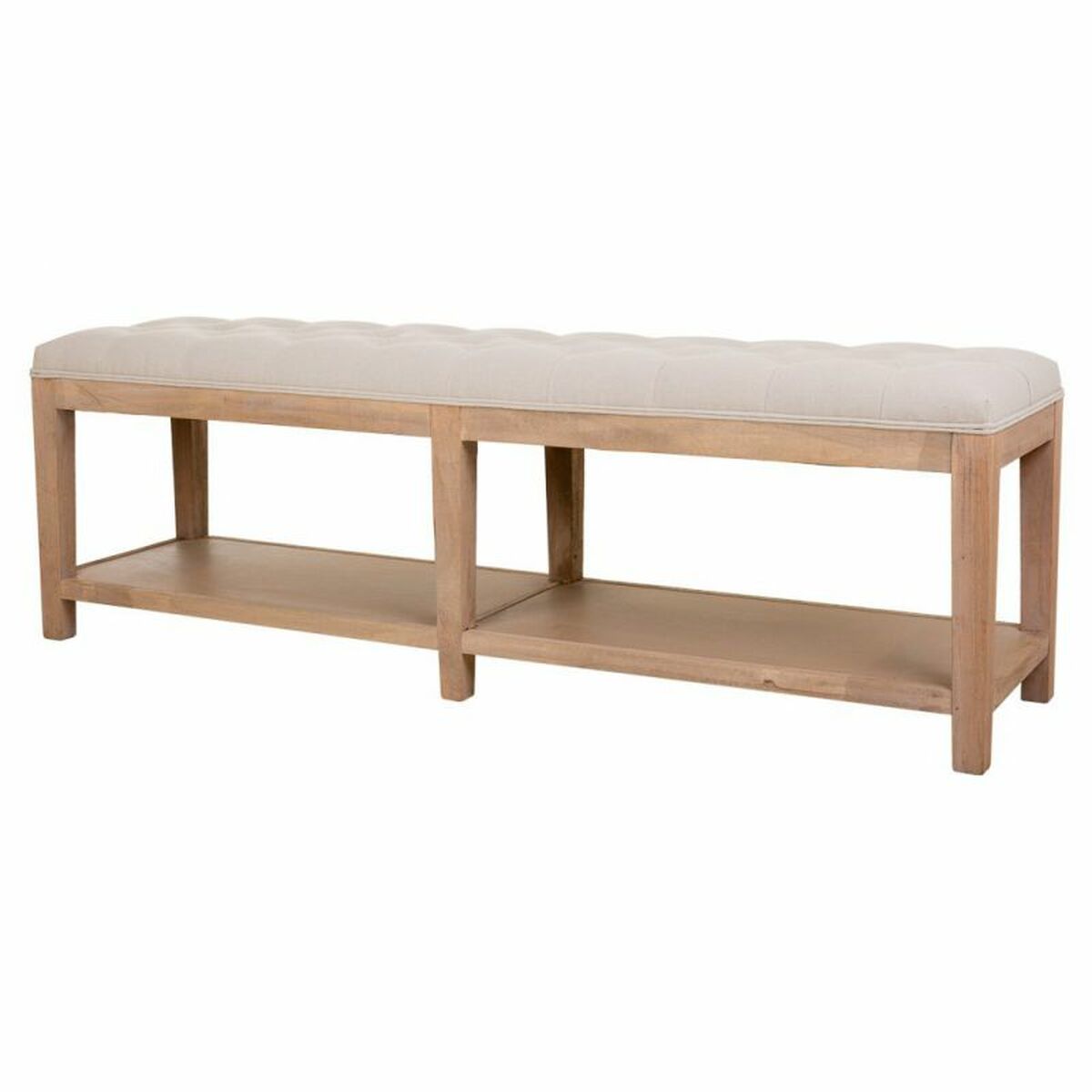 Sittpall Alexandra House Living Grå Kräm 38 x 51 x 150 cm - 5