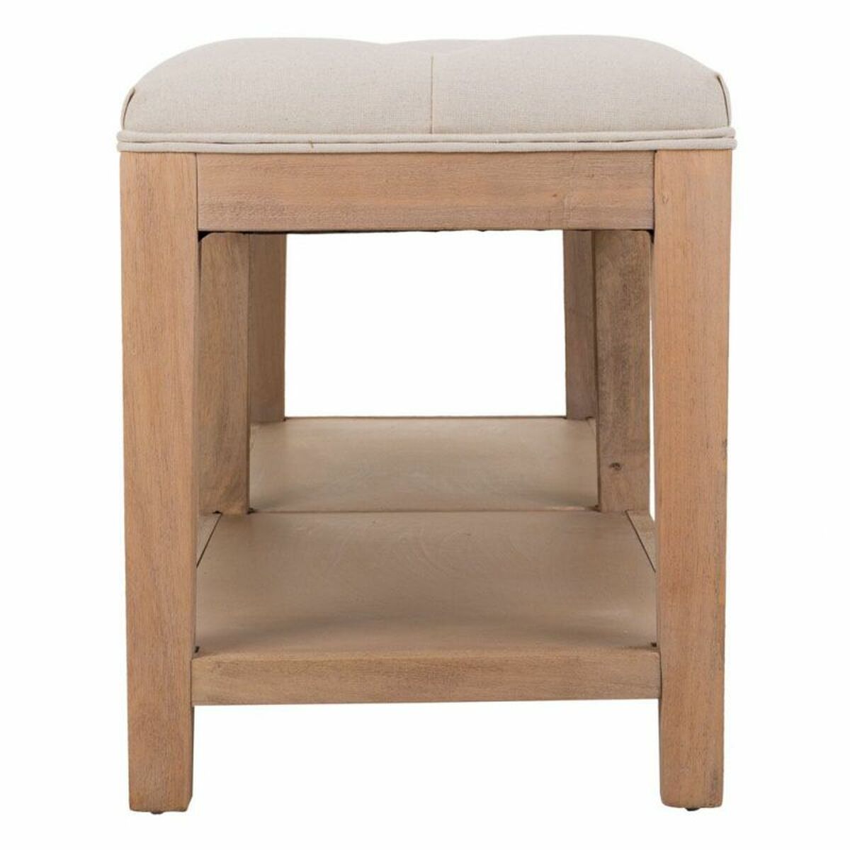 Sittpall Alexandra House Living Grå Kräm 38 x 51 x 150 cm - 4