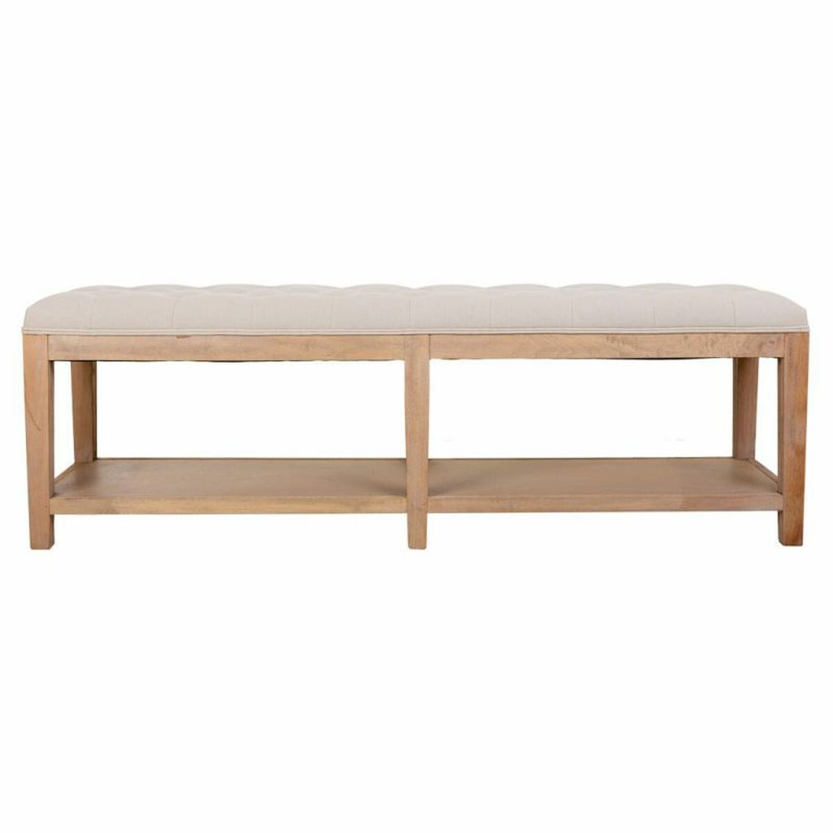 Sittpall Alexandra House Living Grå Kräm 38 x 51 x 150 cm - 2