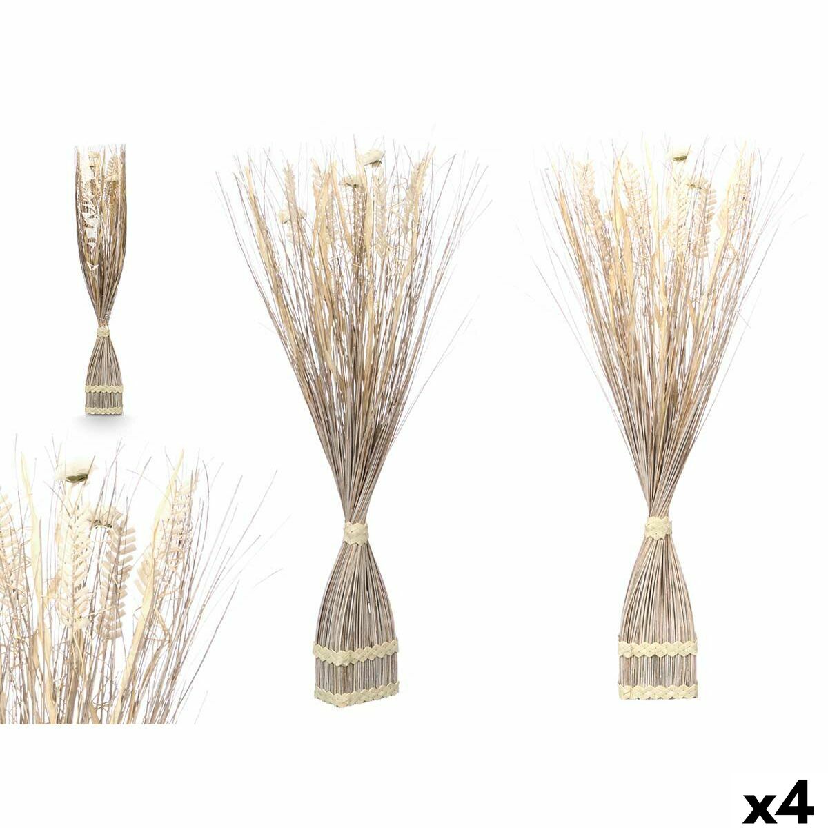 Dekorativ blomma Gift Decor Vit 14 x 100 x 10 cm 8 x 100 x 18 cm (4 antal)