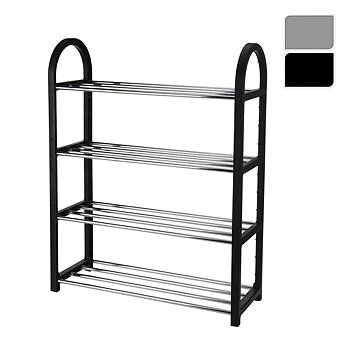 Skoställ 5five Simply Smart Metall Aluminium 50 x 65 x 19 cm 4 Hyllor