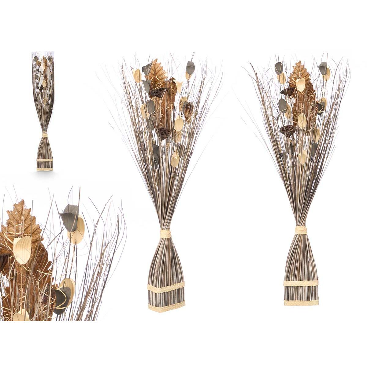 Dekorativ blomma Gift Decor Grå 14 x 100 x 10 cm 8 x 100 x 18 cm (4 antal) - 2