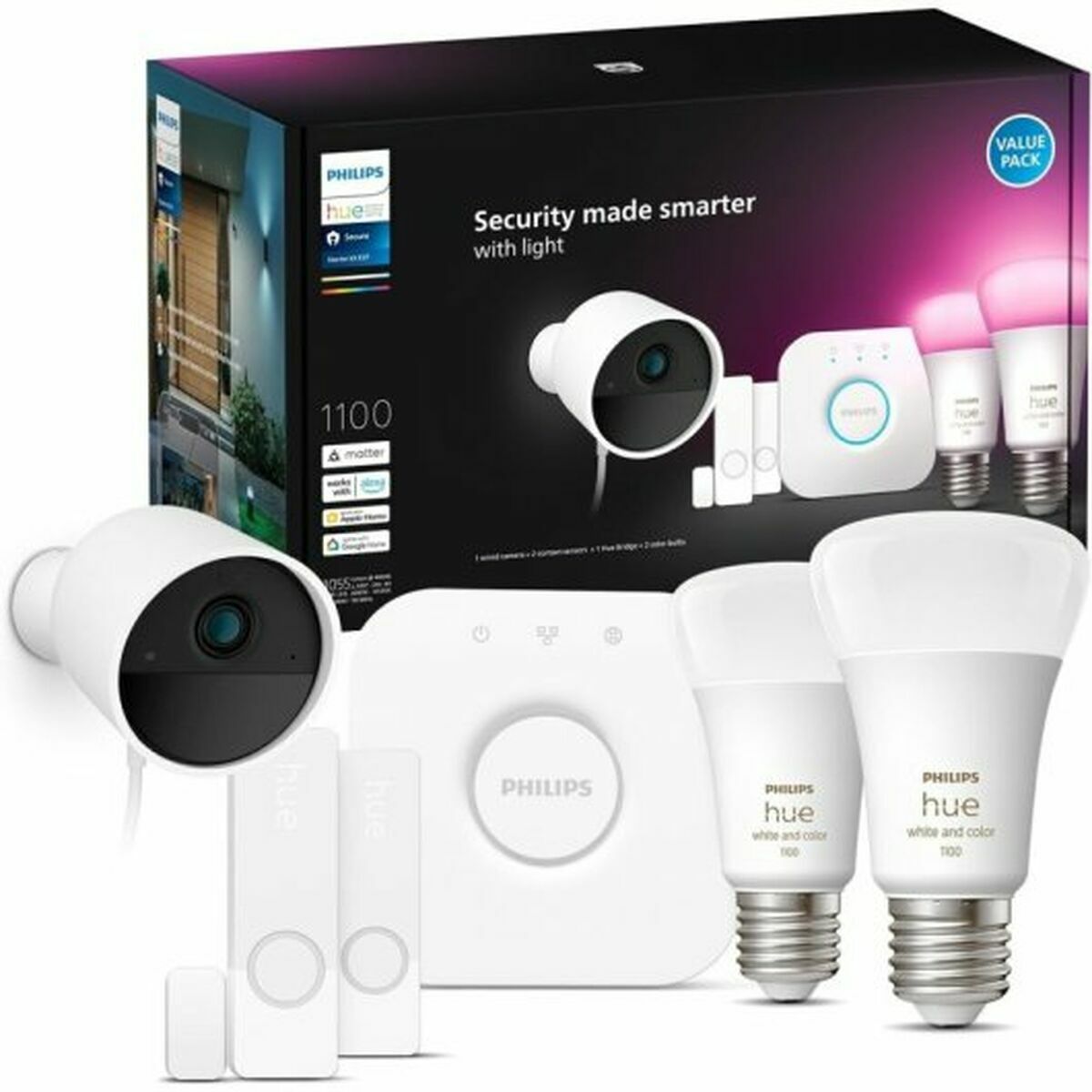 Säkerhets-Kit för hemmet Philips 6 Delar
