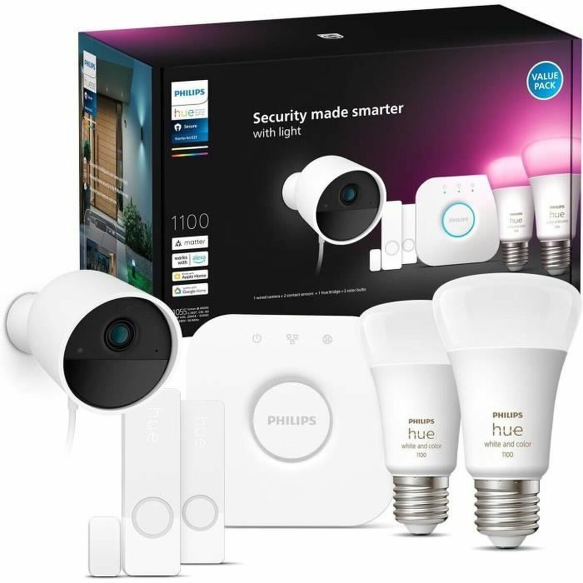 Säkerhets-Kit för hemmet Philips 6 Delar - 3