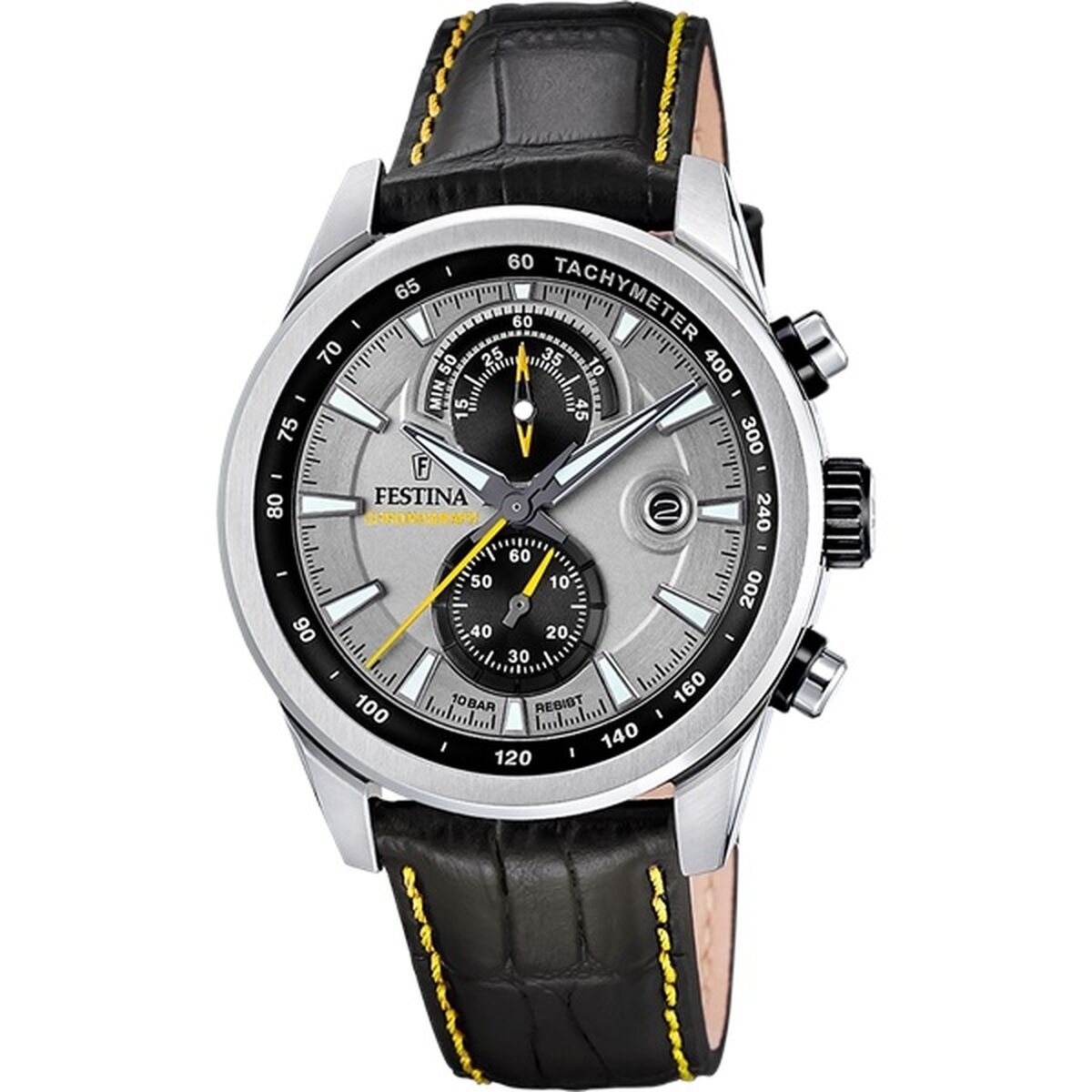 Herrklocka Festina F20695/4 Svart Grå