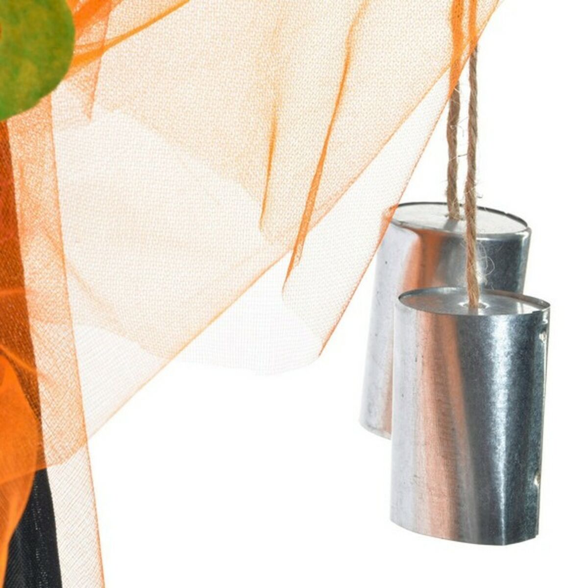 Halloweendekorationer DKD Home Decor Organza Polyester Pumpa (50 x 92 cm) (2 pcs) - 3