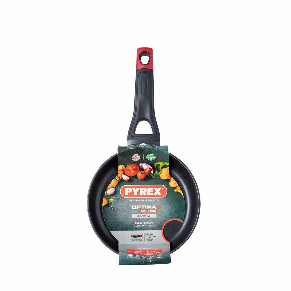 Stekpanna Pyrex Svart Aluminium Ø 20 cm - 2