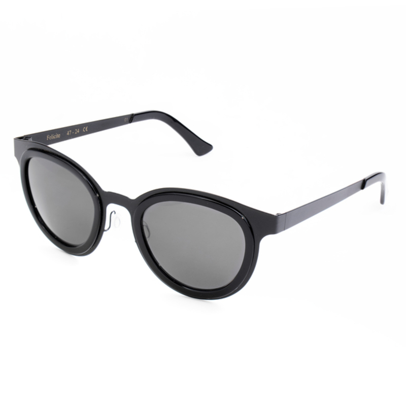 Unisexsolglasögon LGR FELI-BLACK01 Ø 47 mm - 2