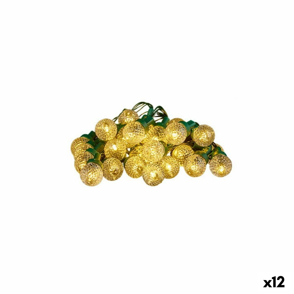 LED-krans Gul 600 x 5 x 2 cm (12 antal)