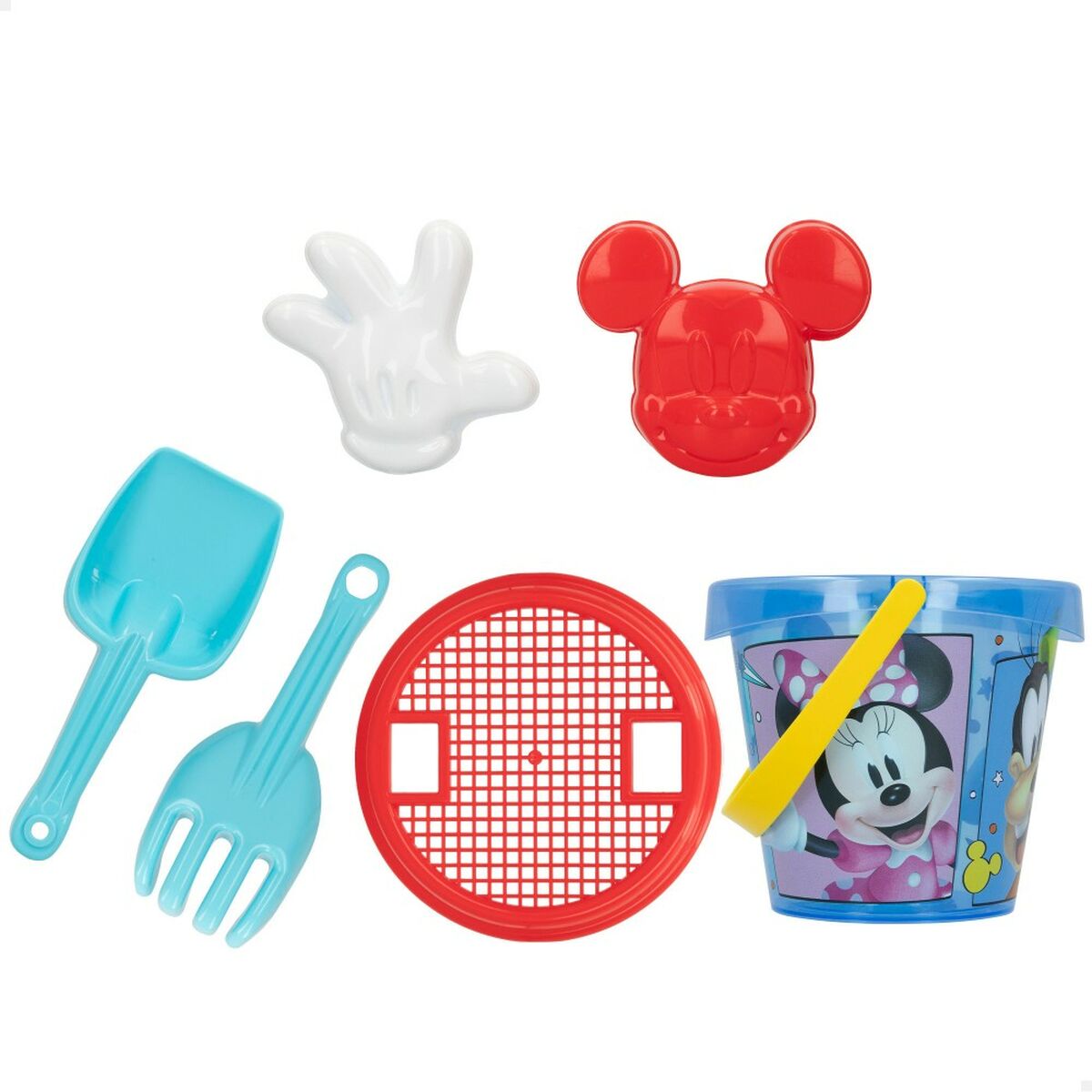 Strandleksaker set Mickey Mouse Ø 14 cm Plast (24 antal) - 9