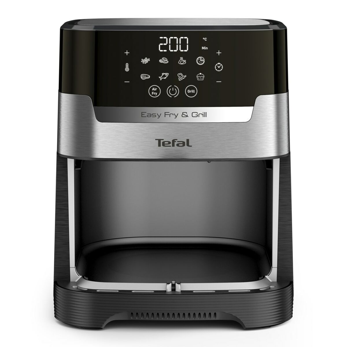 Luftfritös Tefal EY505D15 4,2 L Svart Grå Stål