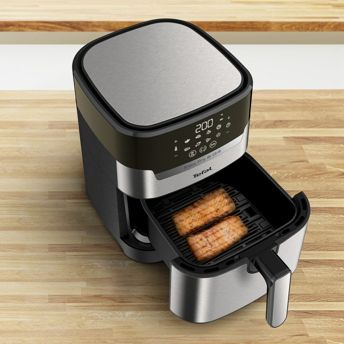 Luftfritös Tefal EY505D15 4,2 L Svart Grå Stål - 4