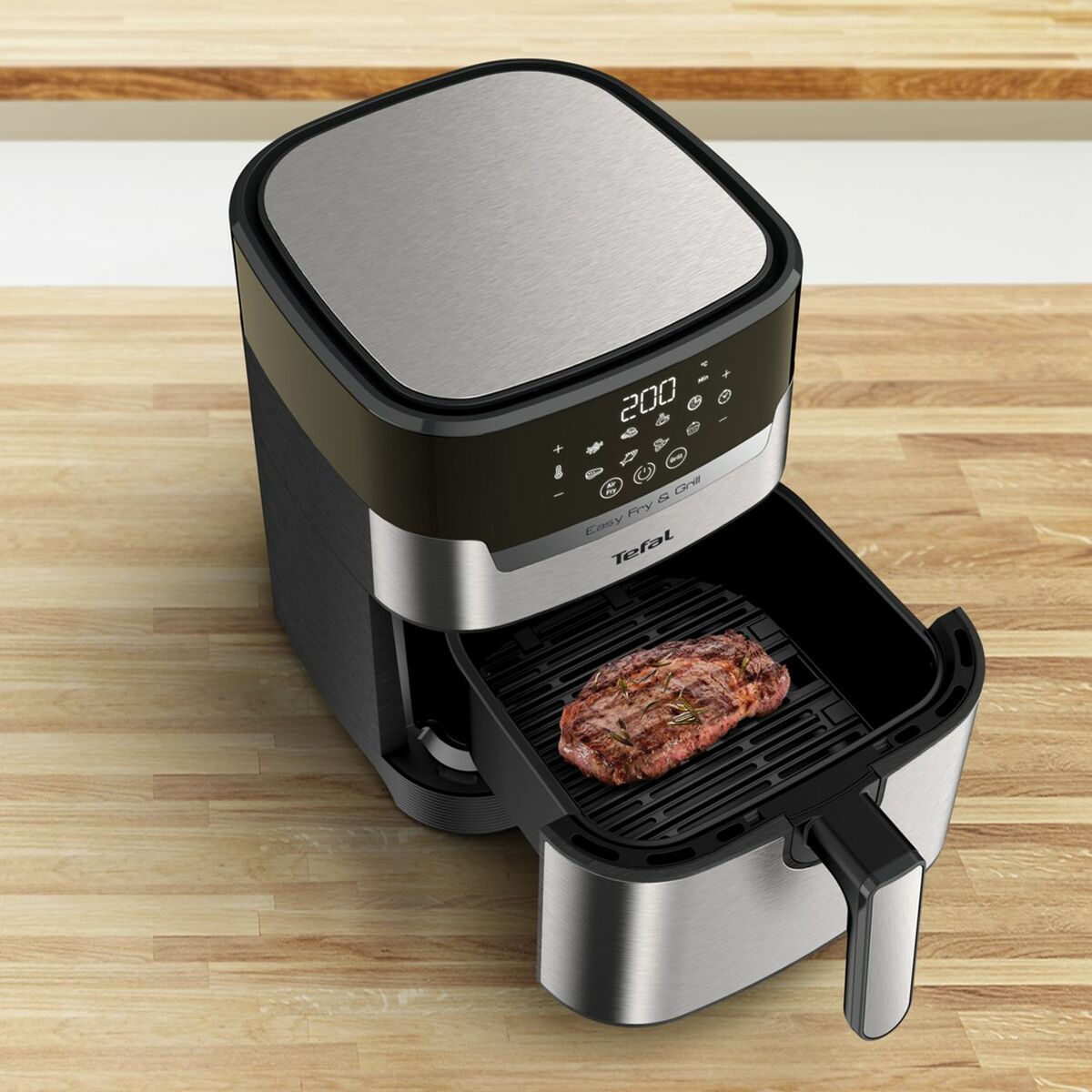 Luftfritös Tefal EY505D15 4,2 L Svart Grå Stål - 3