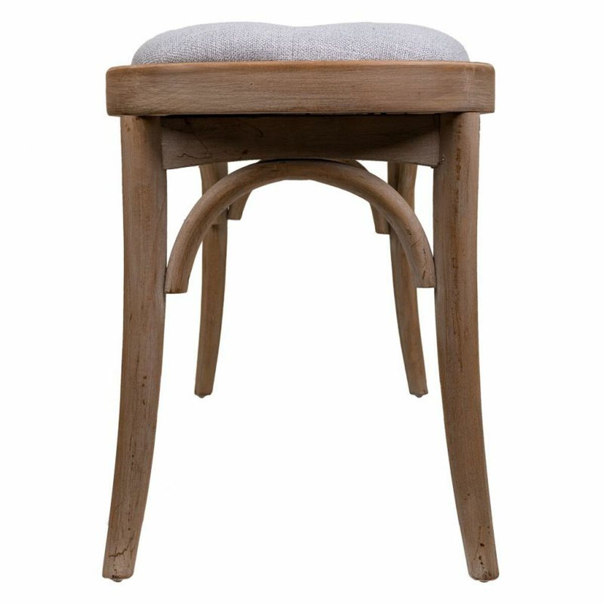 Sittpall Alexandra House Living Grå Gummiträ 37 x 47 x 110 cm - 4