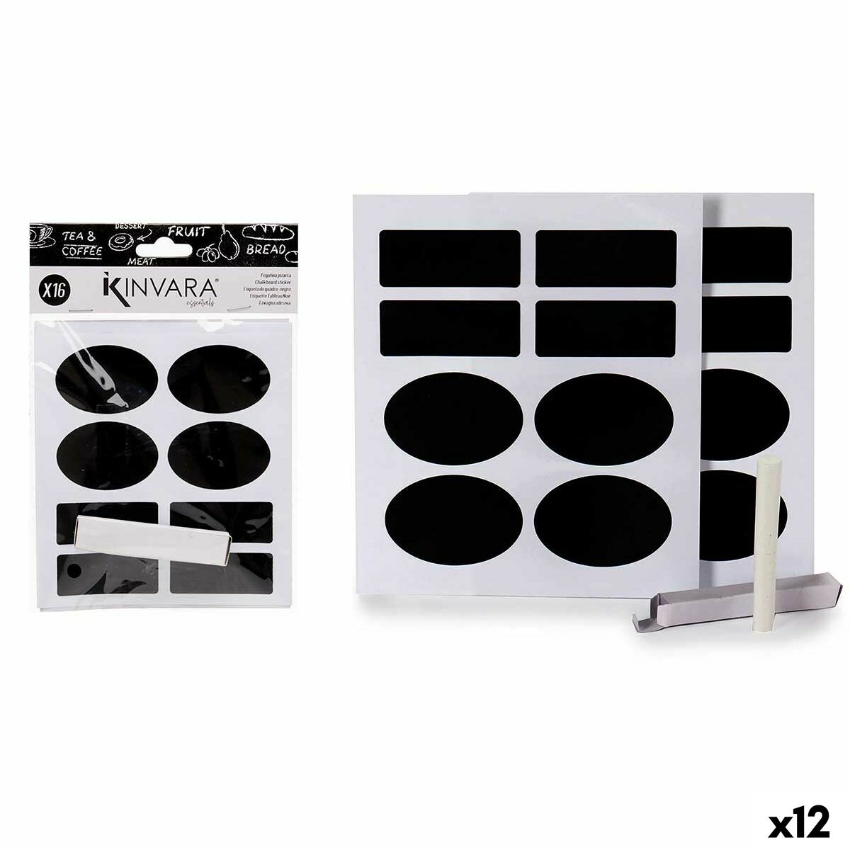 Set med klistermärken Kinvara 12 antal