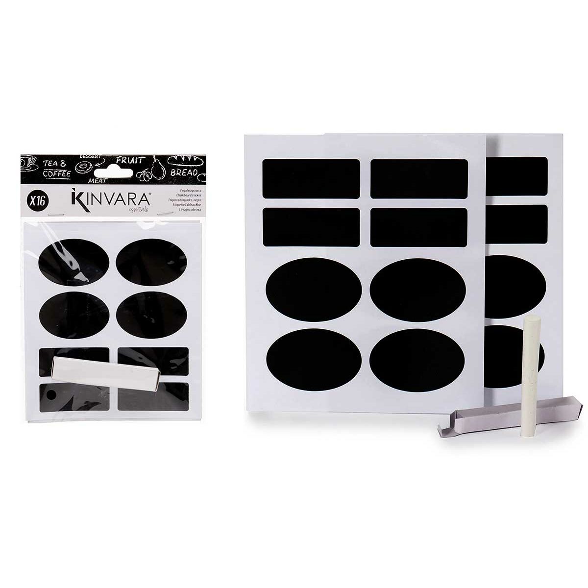 Set med klistermärken Kinvara 12 antal - 2