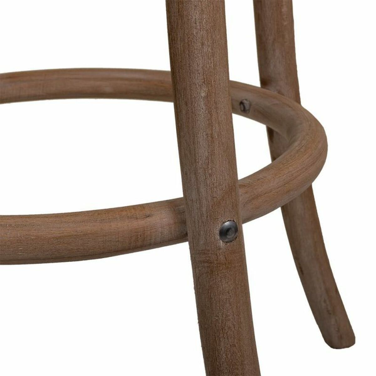 Sittpall Alexandra House Living Brun Rattan Gummiträ 38 x 75 x 38 cm - 5