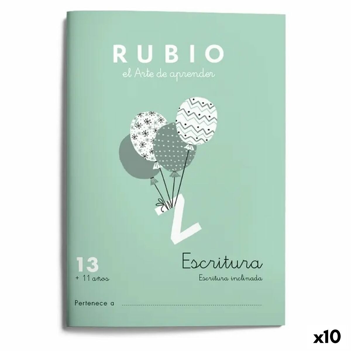 Writing and calligraphy notebook Rubio Nº13 A5 spanska 20 Blad (10 antal)