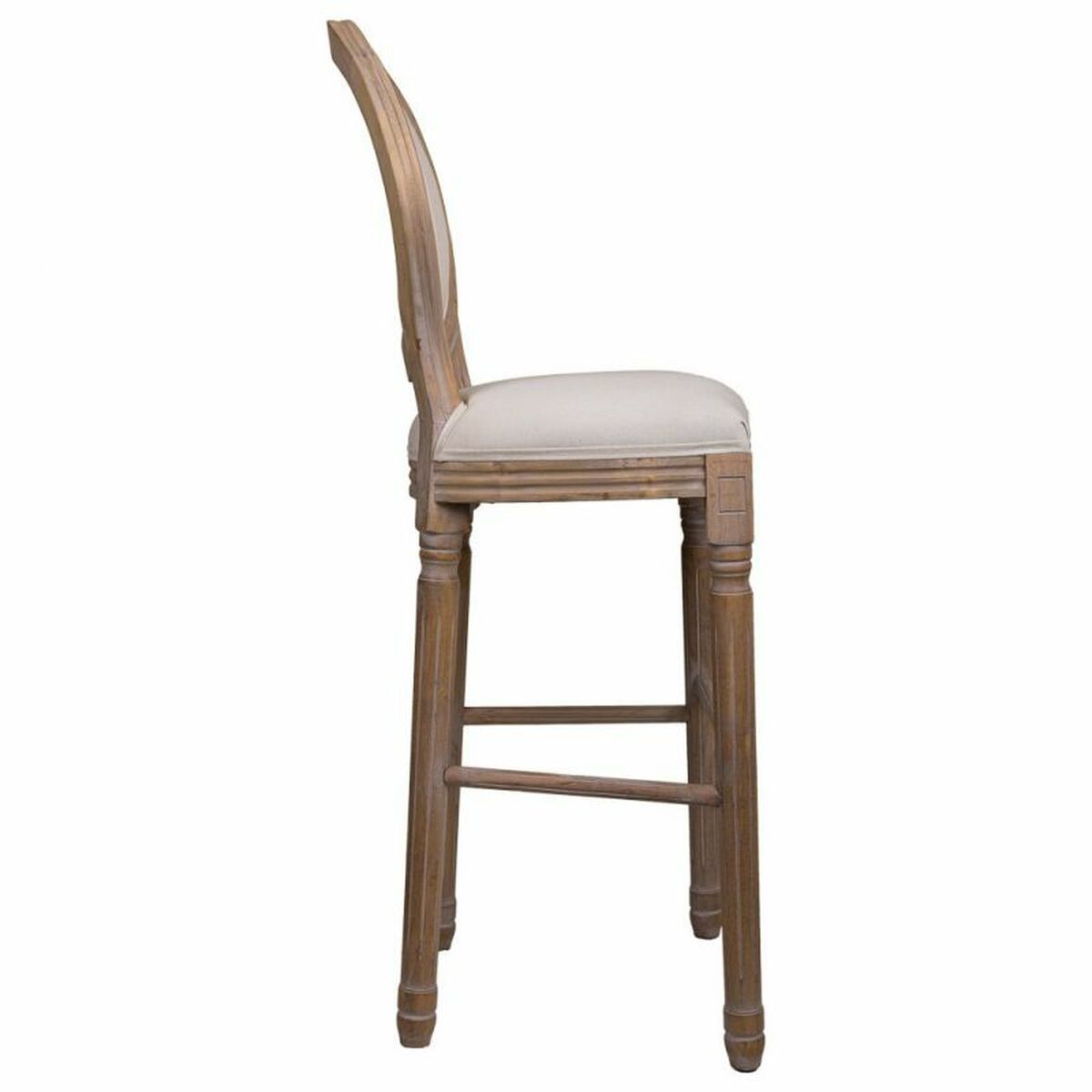 Sittpall Alexandra House Living Kräm Gummi Trä 46 x 116 x 52 cm - 3