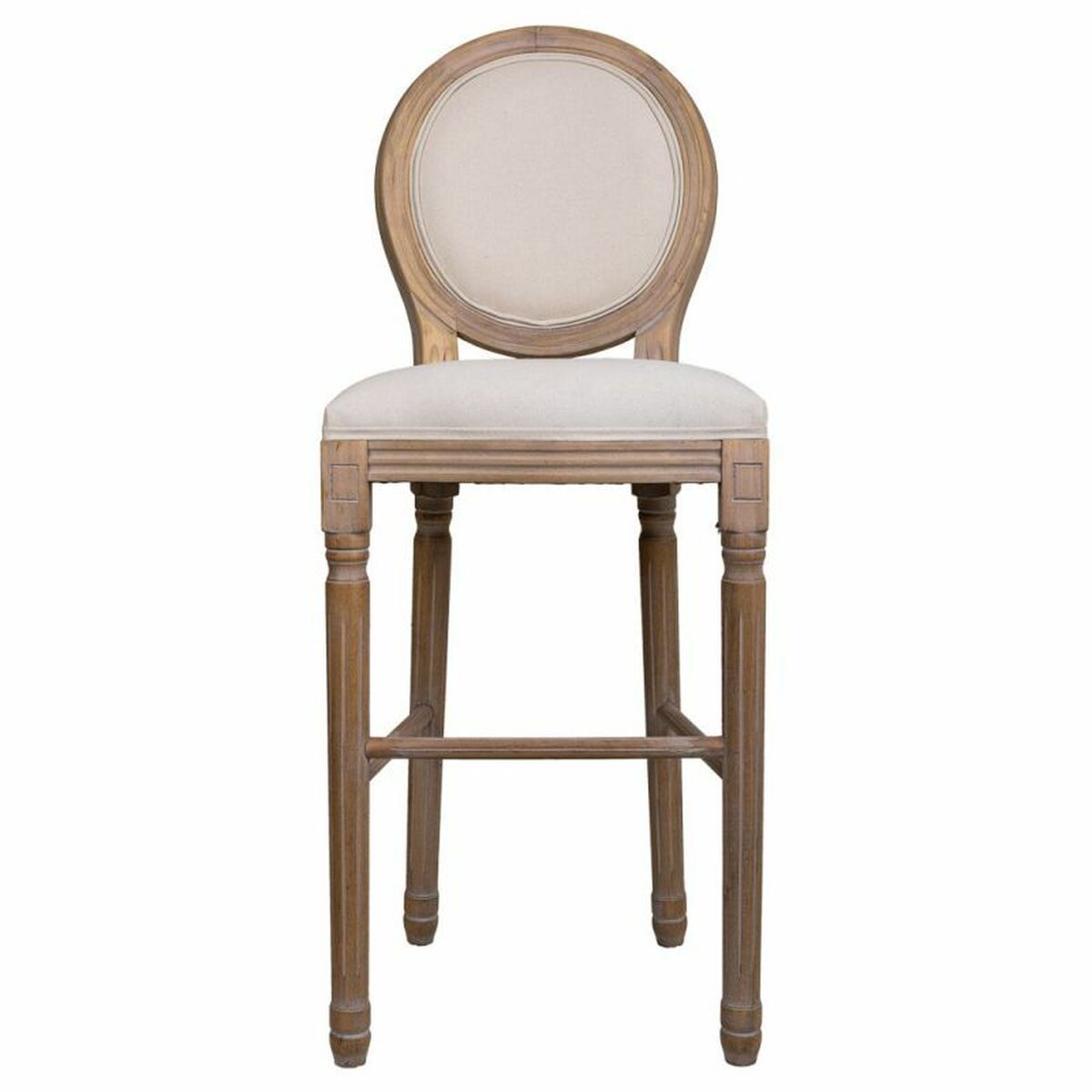 Sittpall Alexandra House Living Kräm Gummi Trä 46 x 116 x 52 cm - 4