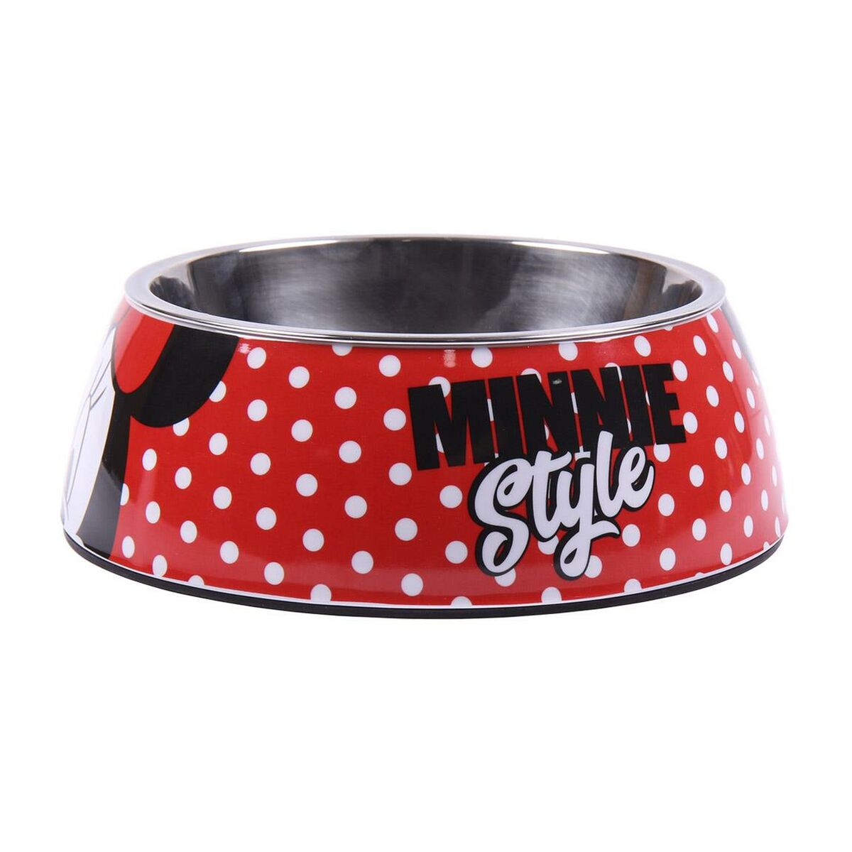 Hundmatare Minnie Mouse Röd Melamin 180 ml Svart Metall - 5