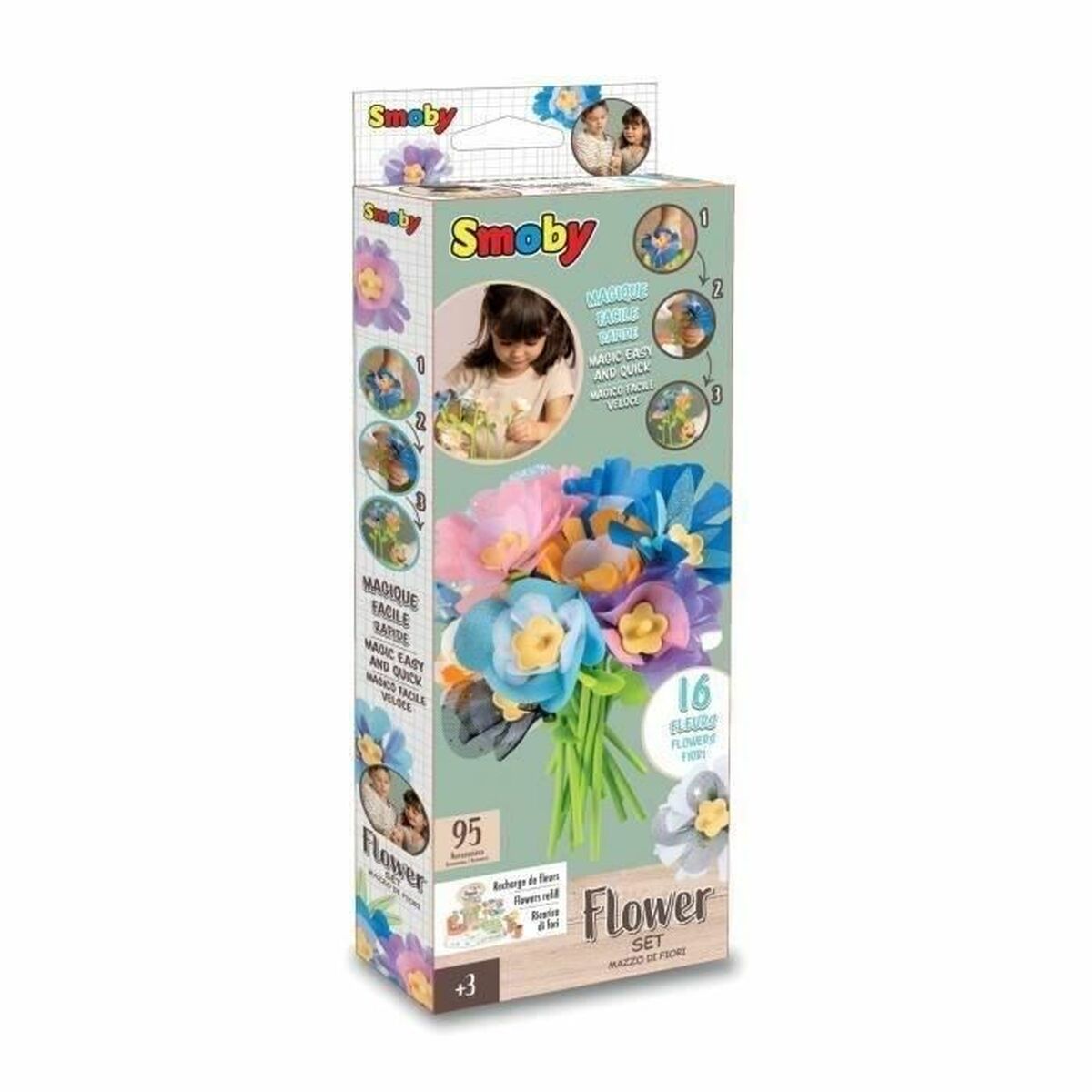 Dekorativa blommor Smoby Multicolour Barn - 2