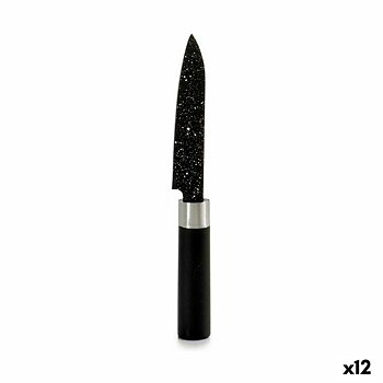 Skalkniv Kinvara Svart Rostfritt stål Plast 2,5 x 20,5 x 1,7 cm 20,5 x 1,7 x 2,5 cm Marmor (12 antal)