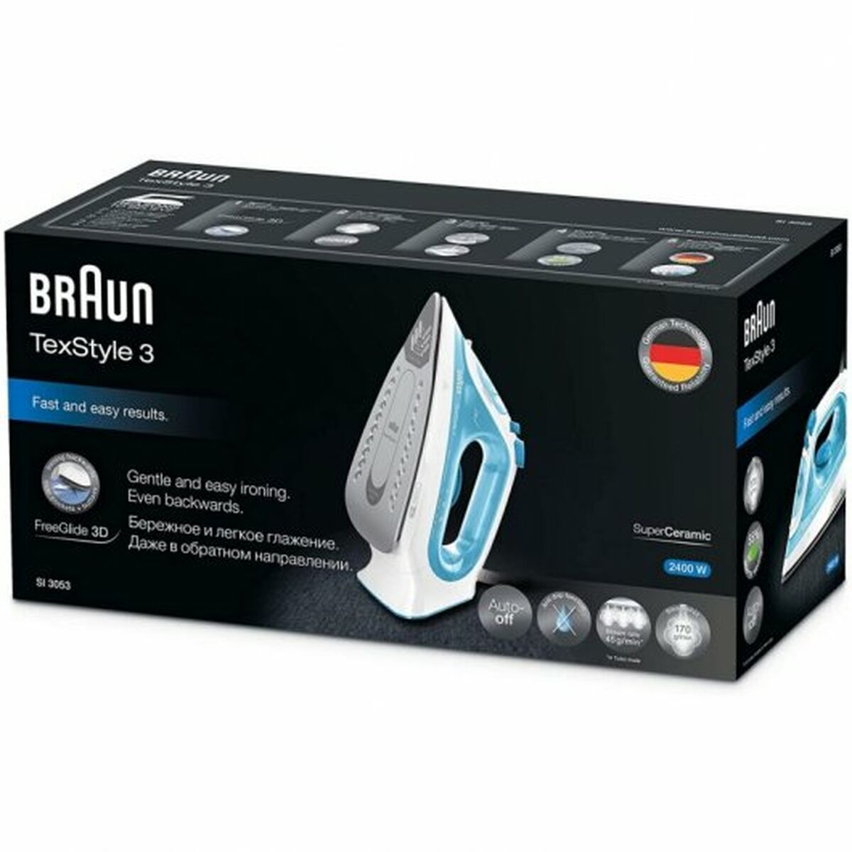 Ångstrykjärn Braun TexStyle 3 SI3053BL - 2