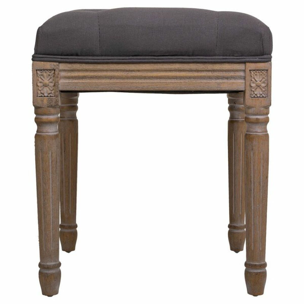 Sittpall Alexandra House Living Grå Gummi Trä 41 x 48 x 41 cm - 4