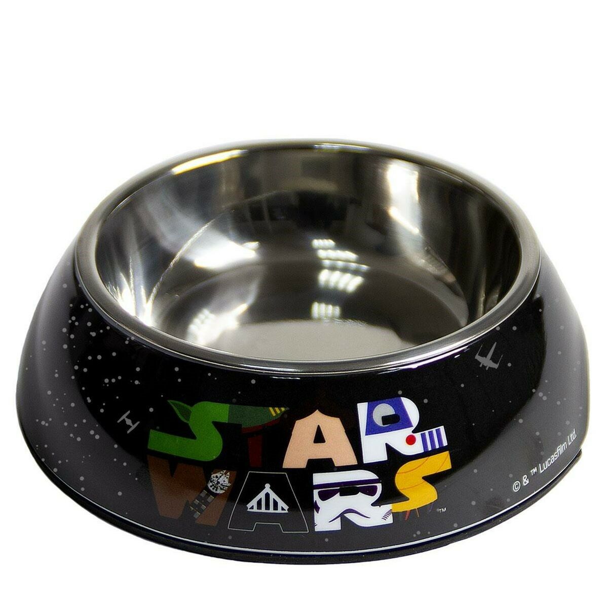 Hundmatare Star Wars Melamin 410 ml Metall Multicolour