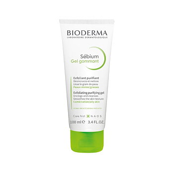 Ansiktsskrubbgel Bioderma Sébium 100 ml