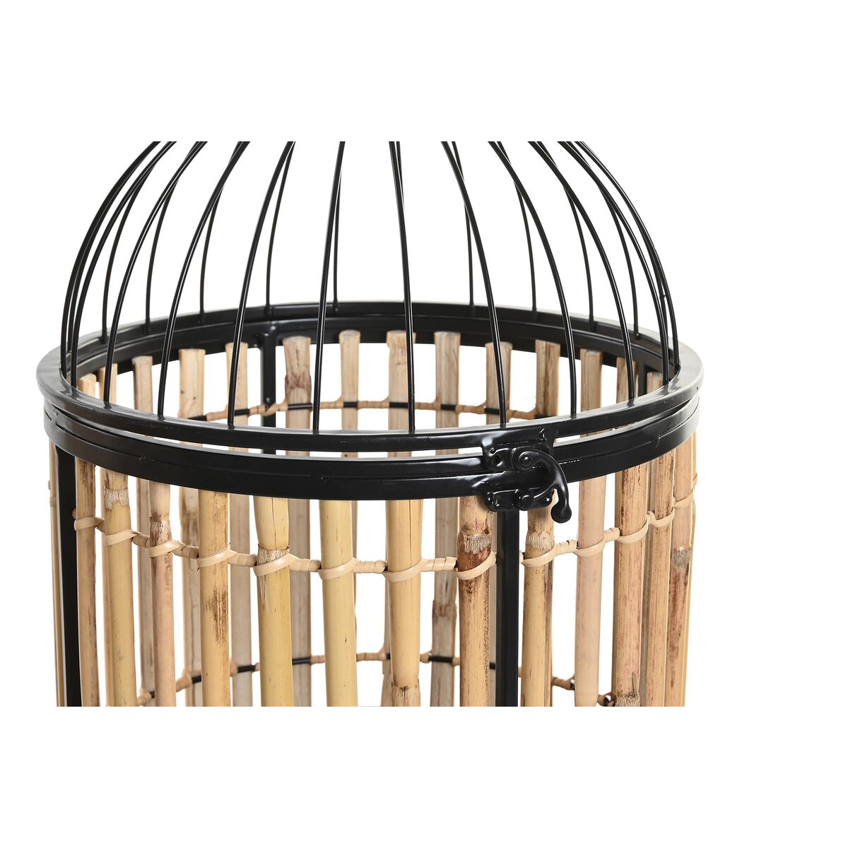 Dekorativ bur DKD Home Decor Naturell 38 x 38 x 61,6 cm (3 Delar) - 3