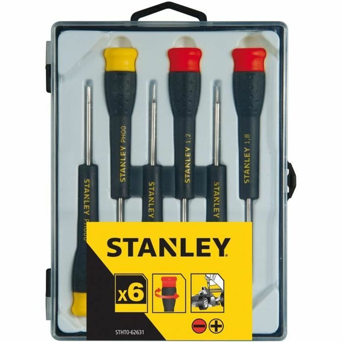 Skruvmejselset Stanley (6 antal) - 3