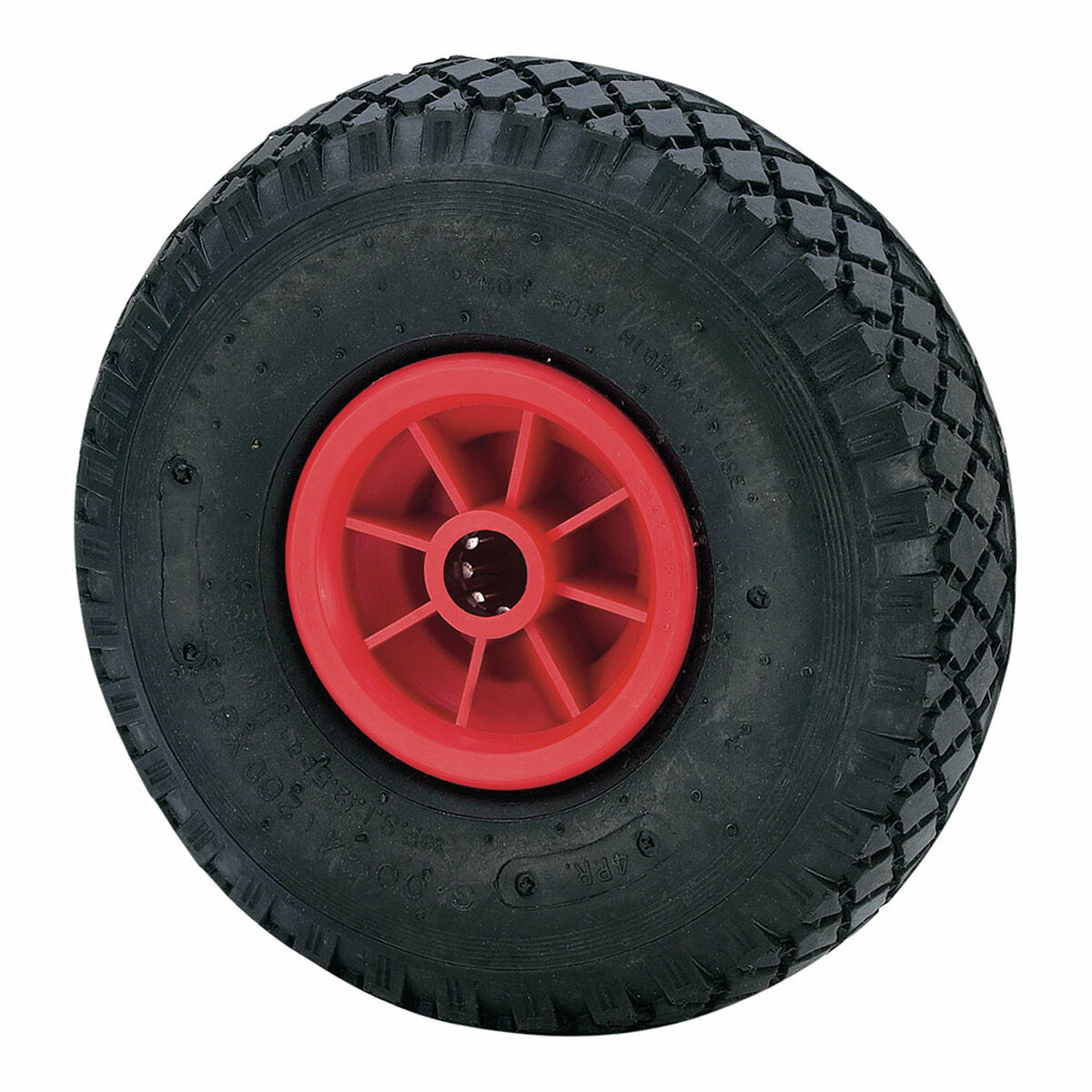 Pneumatisk däck Ruedas Alex Poliamix Ø 26 cm 100 kg